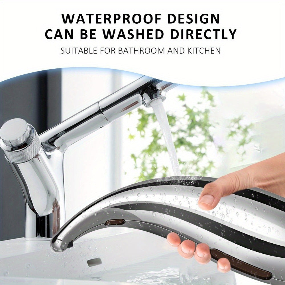 Battery-Powered Automatic Soap Dispenser Contactless Bathroom Home Durable Plastic