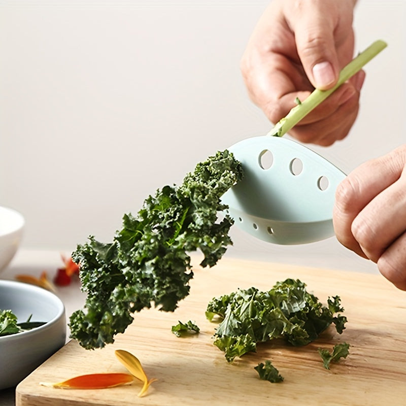 2 ta Barglarni Olib Tashlash Qurilmasi, Kale, Beets Barglari, Thyme, Basil va Rosemary Barglarini Olib Tashlash uchun Sabzavot Qaychi, Plastik va Oziq-ovqatga Xavfsiz Materiallardan Yasalgan, Kollej Yotoqxonasida Pishirish uchun Zaruriy Oshxona Asbobi.