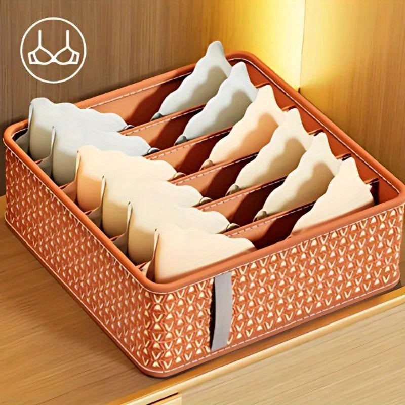 Fabric Drawer Organizer for Underwear Socks and Accessories Large Capacity Foldable Storage Box Closet Dorm Room
