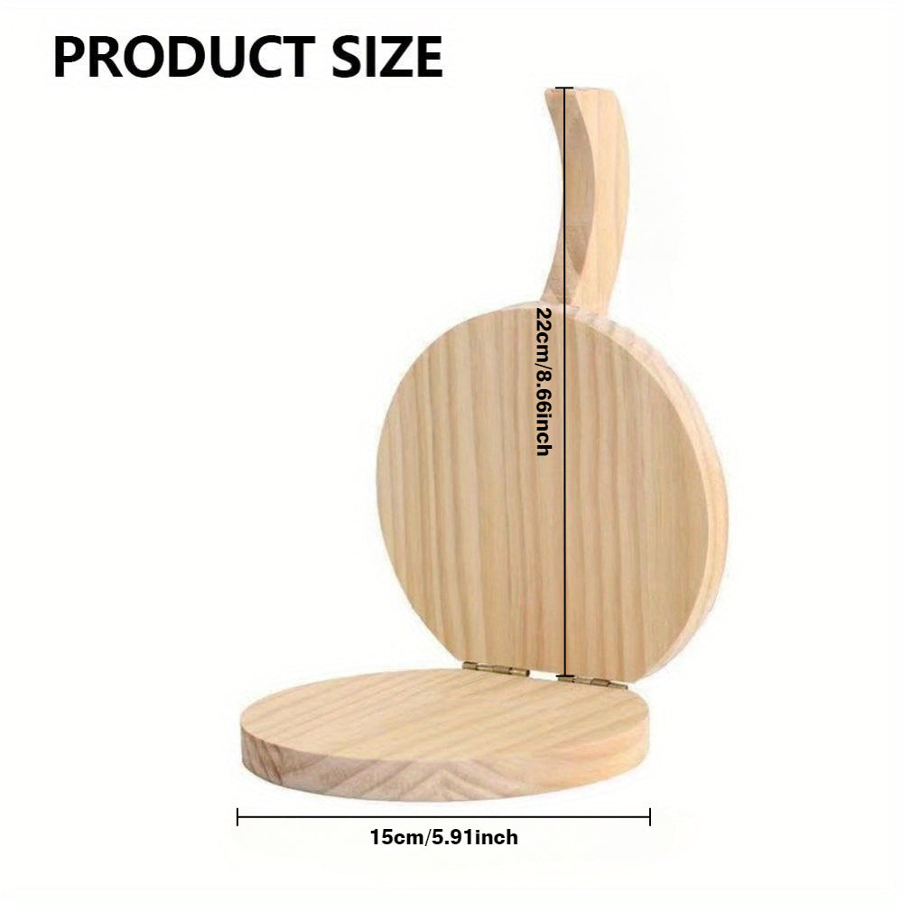 Пресс для тортильи из массива дерева размером 14,99 см, идеально подходит для приготовления домашних тортиль, буррито и такос. Идеально для кухонь в автодомах.