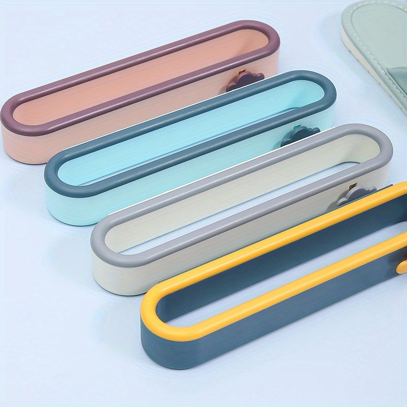 Wall-Mounted Cloud-Shaped Shoe Rack No Drilling Plastic Bathroom Storage