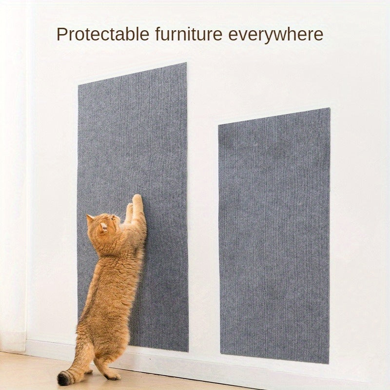 Self-Adhesive Cat Scratching Pad Customizable Furniture Protector 39.88x100.08cm