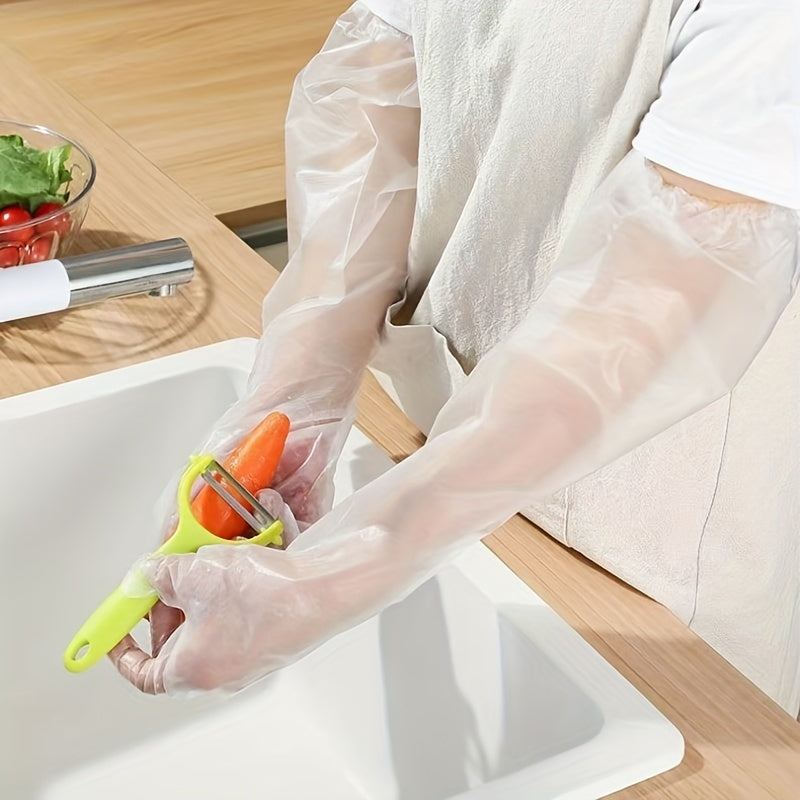 20 Sets Waterproof Oil-Resistant Kitchen Cleaning Gloves for Dishwashing Gardening