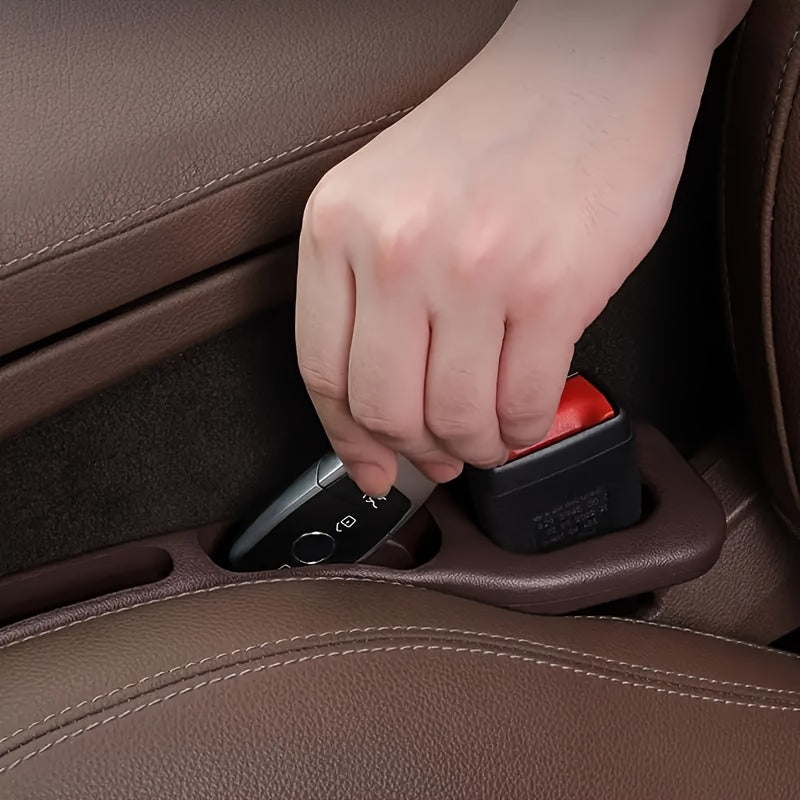 2 Pieces Synthetic Leather Car Seat Filler Sponge Rubber Interior Accessories