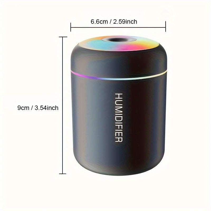 Smart Aroma Diffuser with Humidifying Function USB Charged Color Changing LED for RV and Automotive Use