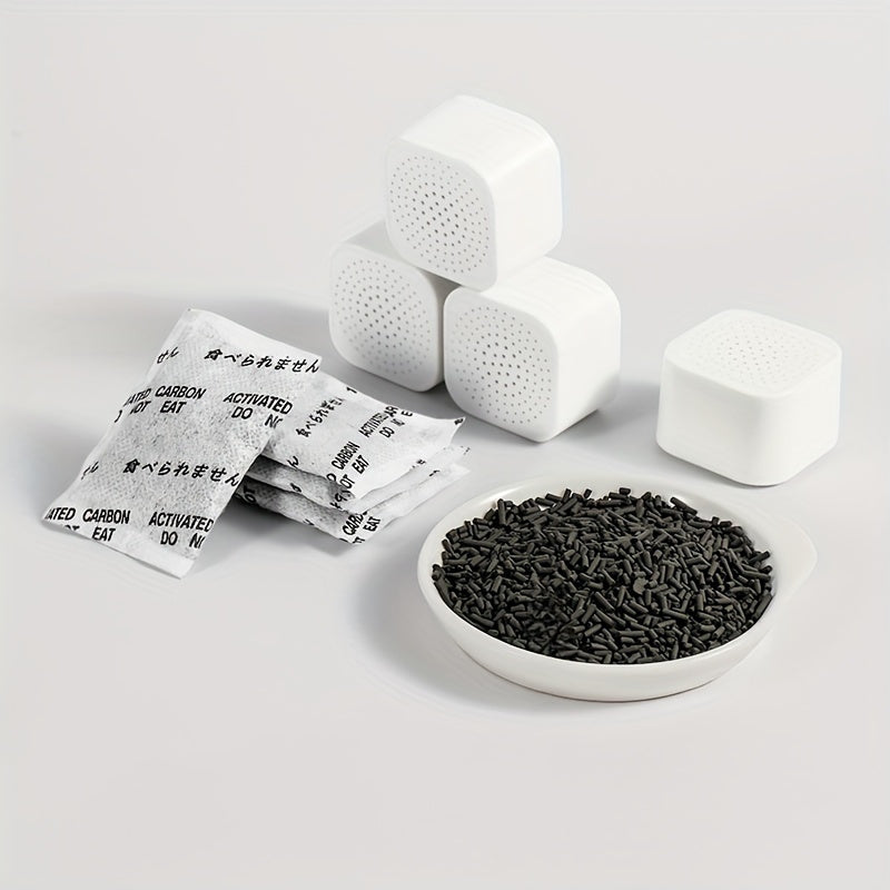 4pcs Activated Carbon Air Purification Bags for Home Odor Mold Removal