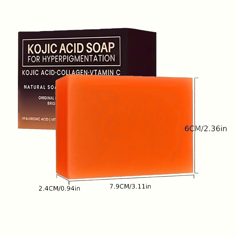 6 Pcs Set Kojic Acid Handmade Soap for Face and Bath Deep Cleansing