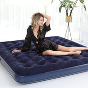 Colchón inflable de tamaño king, impermeable de PVC, cama hinchable para acampar y hogar