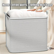 Large Capacity Polyester Storage Bag for Blankets and Comforters Foldable Closet Organizer with Handles