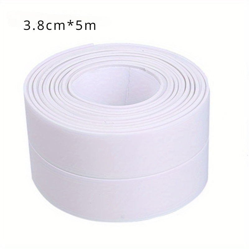 Waterproof Adhesive Tape for Kitchen and Bathroom Sealing, 5 Meters