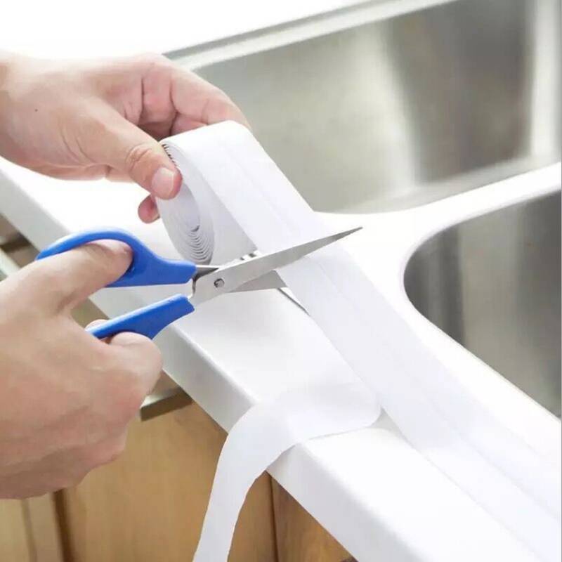 Waterproof Adhesive Tape for Kitchen and Bathroom Sealing, 5 Meters