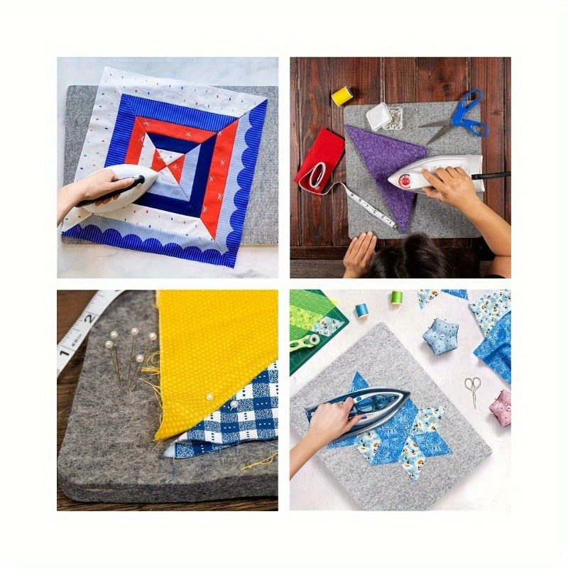 Thick Felted Wool Quilter's Pressing Mat for Quilting Sewing and Ironing