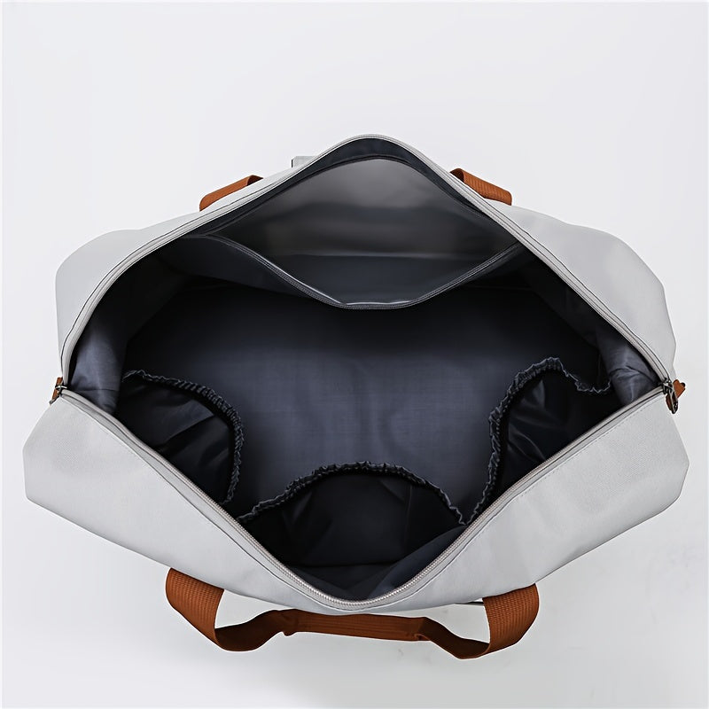 Large Capacity Travel Bag with Wet and Dry Compartments for Gym College and Outings