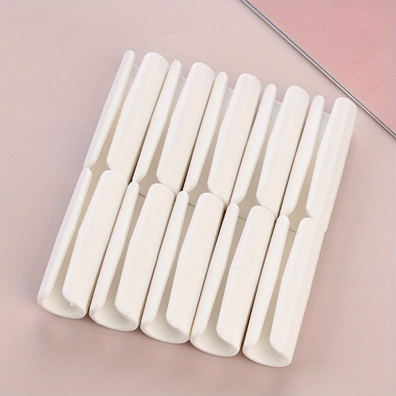 15 Pieces of Mixed Color Non-Slip Invisible Bed Mattress Clips for Household and Kitchen Use