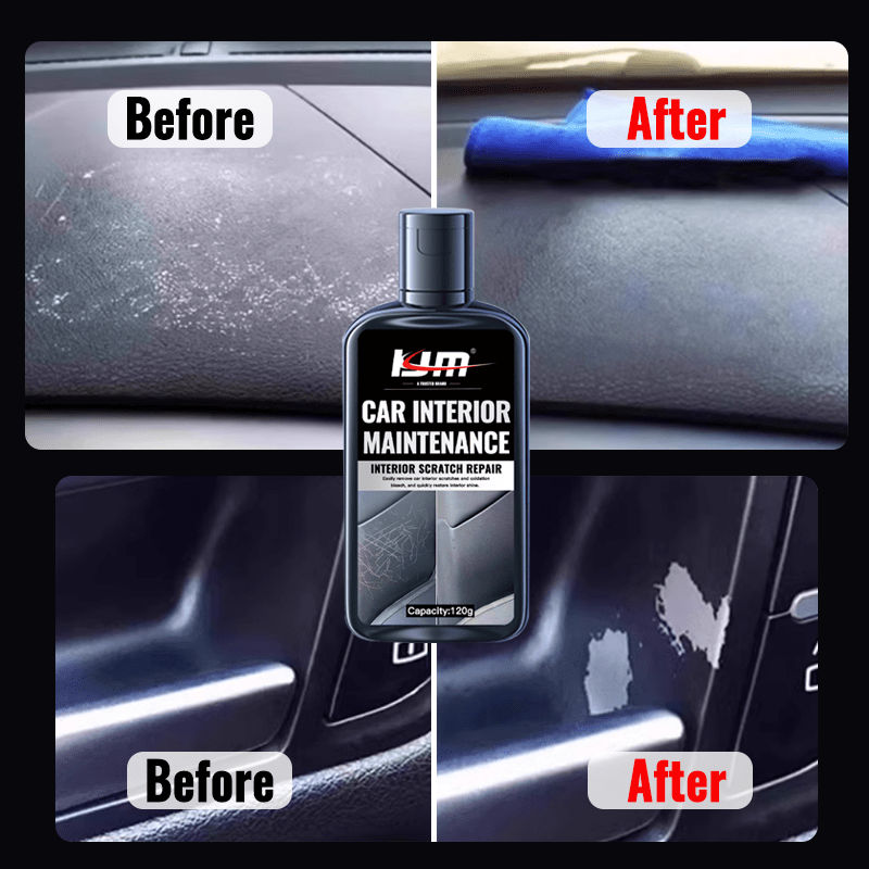 Interior Car Plastic Scratch Repair Paste Kit for Dashboard Door Panels