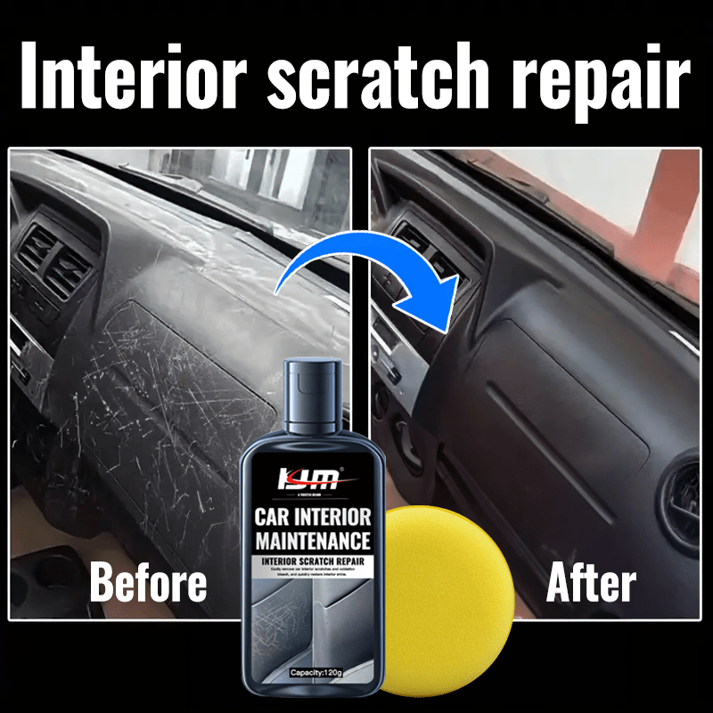 Interior Car Plastic Scratch Repair Paste Kit for Dashboard Door Panels