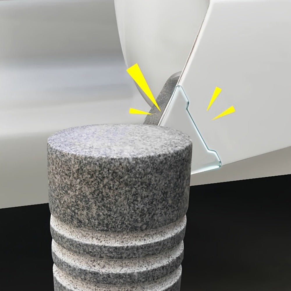 4 Pcs Transparent Silicone Car Door Edge Guards Corner Protectors