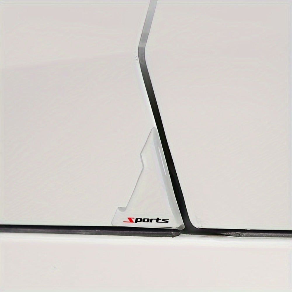 4 Pcs Transparent Silicone Car Door Edge Guards Corner Protectors