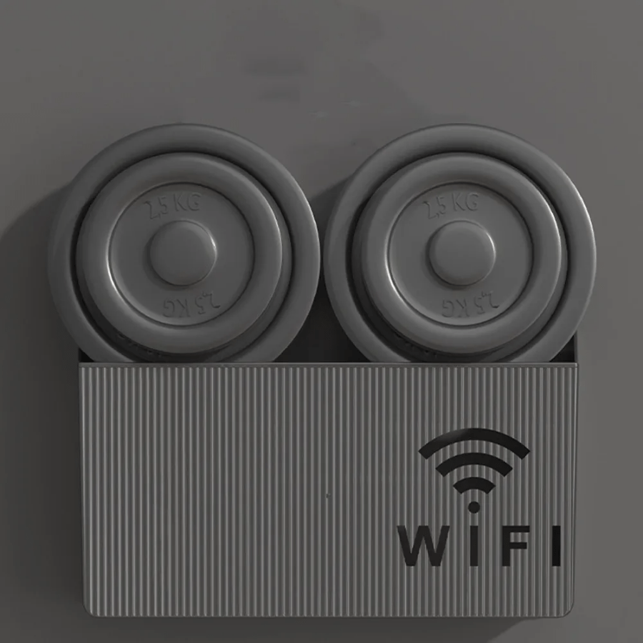 Estante moderno para enrutador de pared, organizador WiFi para decoración de oficina en casa