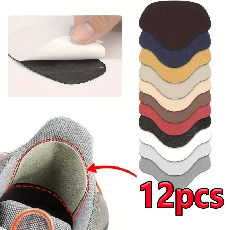 12 Pcs Wear-Resistant Heel Repair Patches Stickers for Sneakers