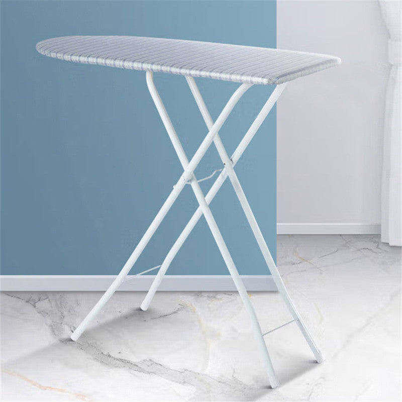 Adjustable Full-Size Ironing Board with Heat-Resistant Cover and Heavy-Duty Metal Legs