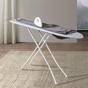 Adjustable Full-Size Ironing Board with Heat-Resistant Cover and Heavy-Duty Metal Legs