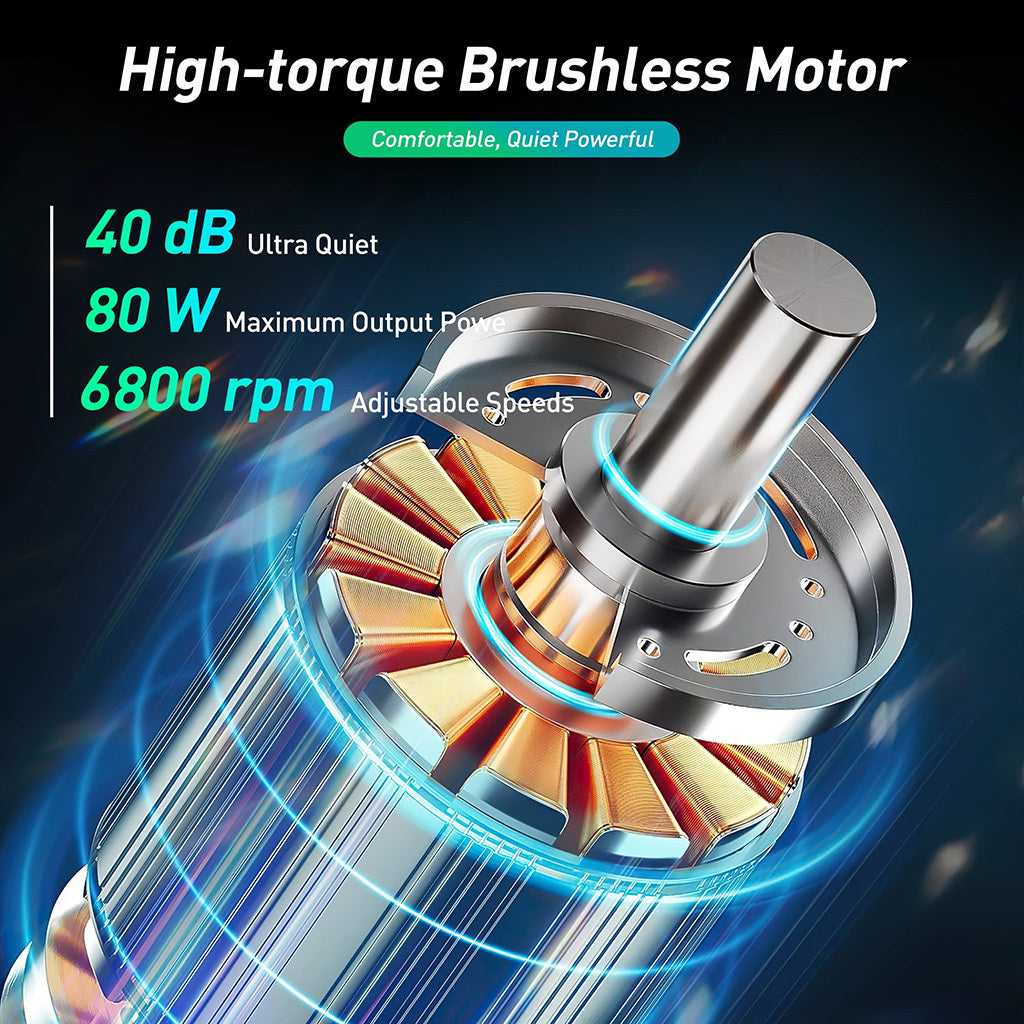 99 Speed Massage Gun with 8 Heads Silent Brushless Motor for Muscle Relaxation