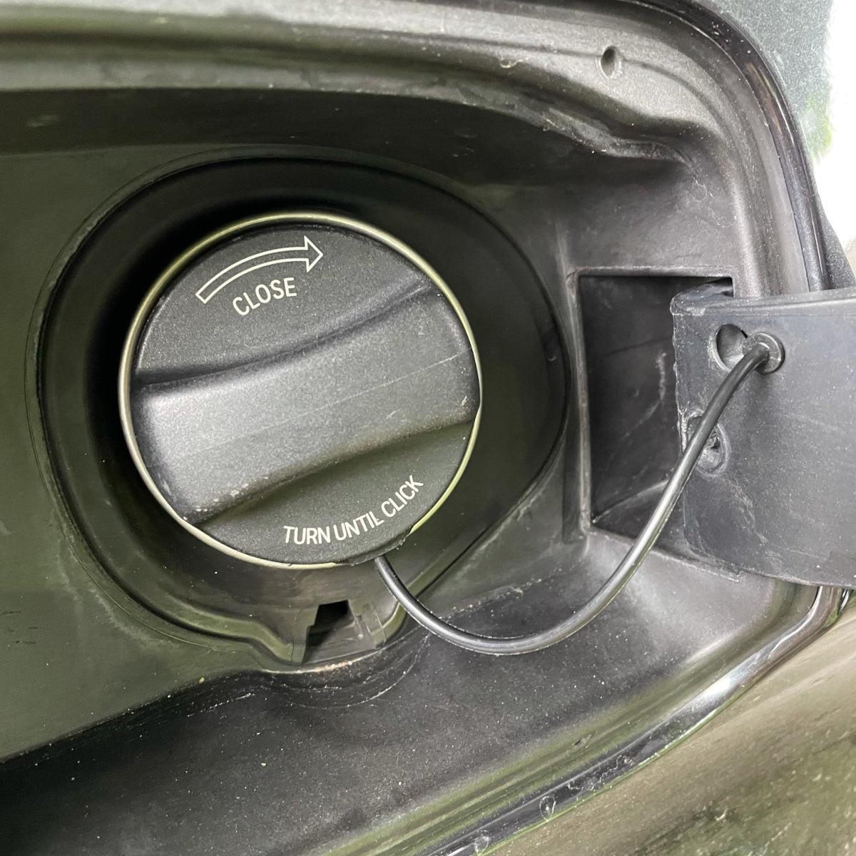 Cubierta de la tapa del depósito de combustible, línea, cable, cuerda, anillo para coche, gasolina, diésel, accesorio