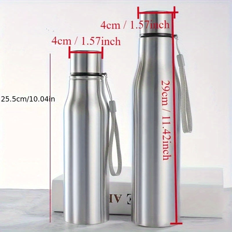 Stainless Steel Water Bottle 750ml 1000ml PVC-Free Hand Wash Active Lifestyle