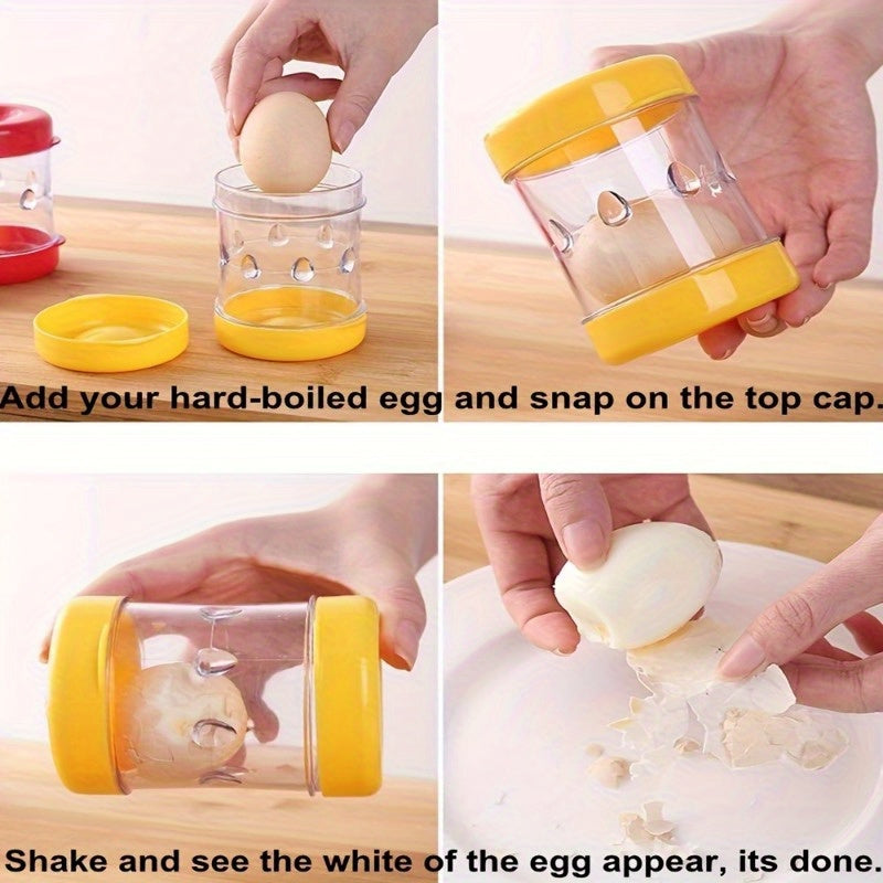 Durable Plastic Egg Peeler and Cracker for Quick Shell Removal