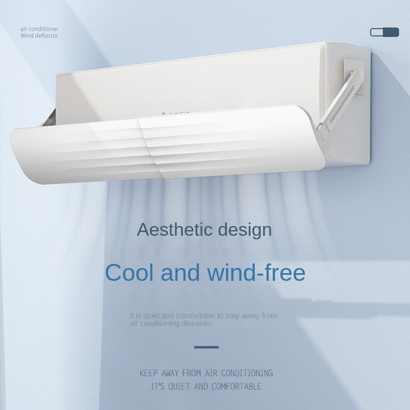 Air Conditioner Wind Deflector for Heating and Cooling Systems Breathable No Electricity