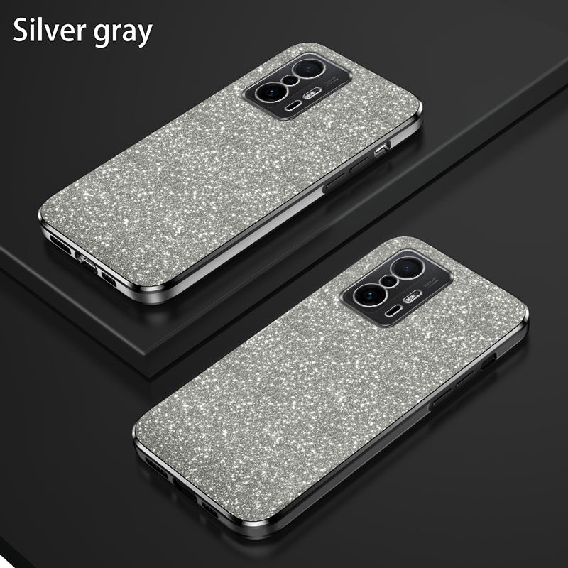 Glitter Gradient Shockproof Non-Slip TPU Mobile Phone Case for Mi and Redmi Models