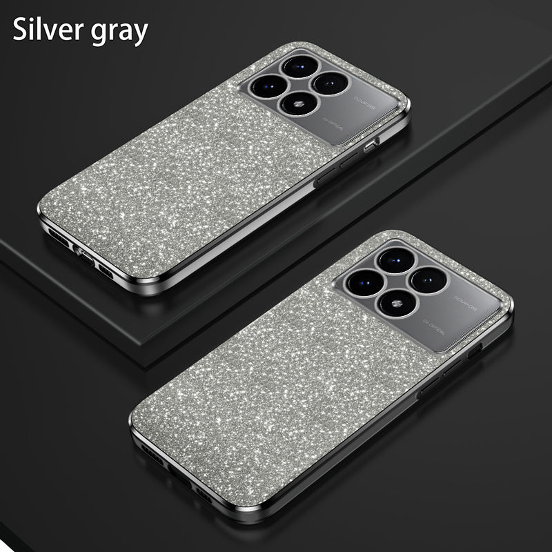 Glitter Gradient Shockproof Non-Slip TPU Mobile Phone Case for Mi and Redmi Models
