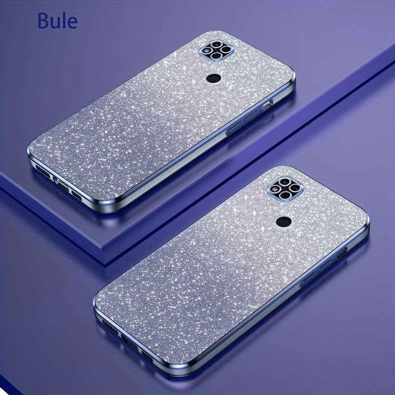 Glitter Gradient Shockproof Non-Slip TPU Mobile Phone Case for Mi and Redmi Models