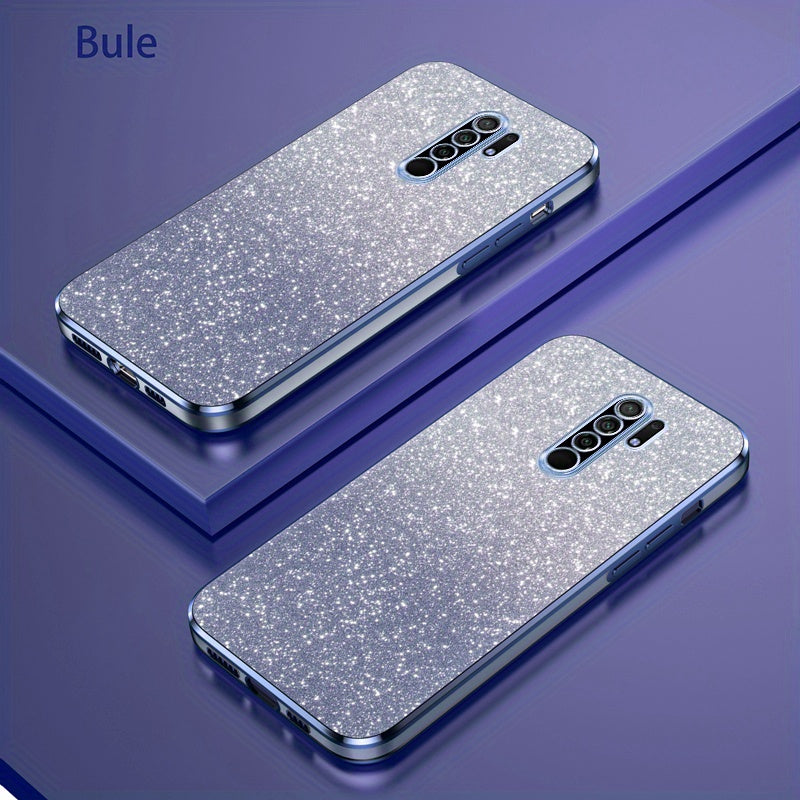 Glitter Gradient Shockproof Non-Slip TPU Mobile Phone Case for Mi and Redmi Models