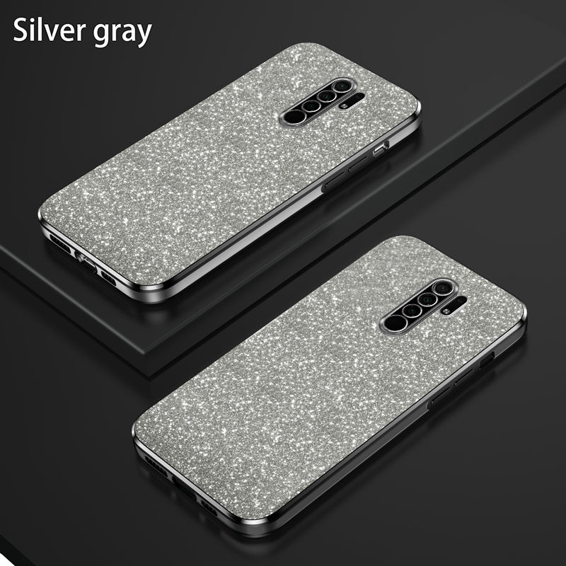 Glitter Gradient Shockproof Non-Slip TPU Mobile Phone Case for Mi and Redmi Models