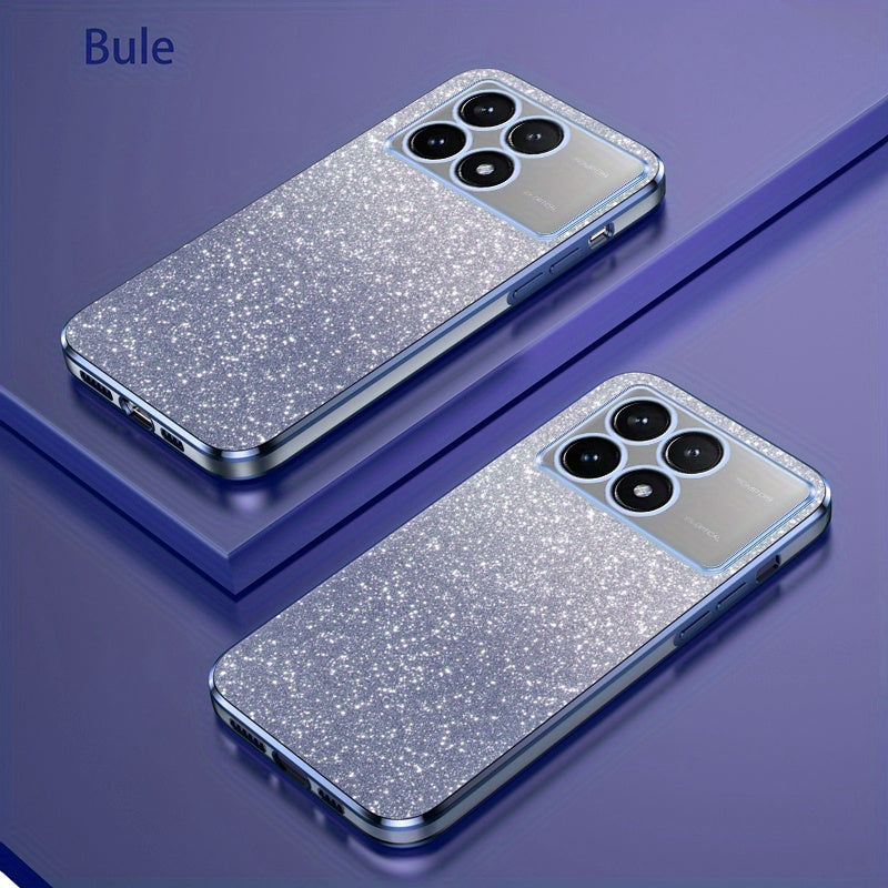 Glitter Gradient Shockproof Non-Slip TPU Mobile Phone Case for Mi and Redmi Models