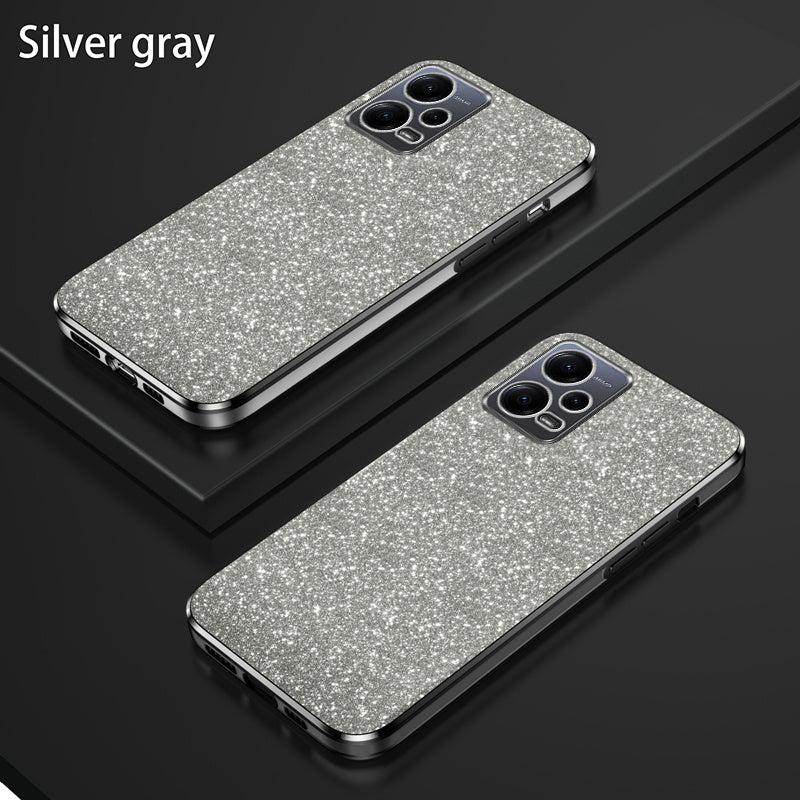Glitter Gradient Shockproof Non-Slip TPU Mobile Phone Case for Mi and Redmi Models