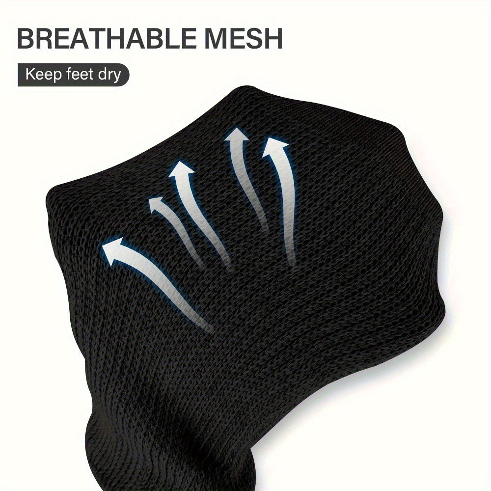 Unisex Diabetic Socks Extra Wide Knit Breathable Polyester Spandex Support