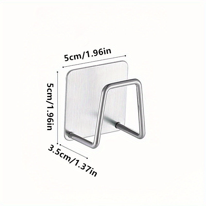 Organizador de fregadero de cocina de acero inoxidable para colgar en la pared, conjunto de 1, 3 o 5