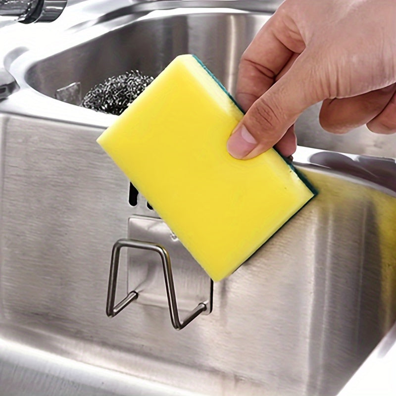 Organizador de fregadero de cocina de acero inoxidable para colgar en la pared, conjunto de 1, 3 o 5