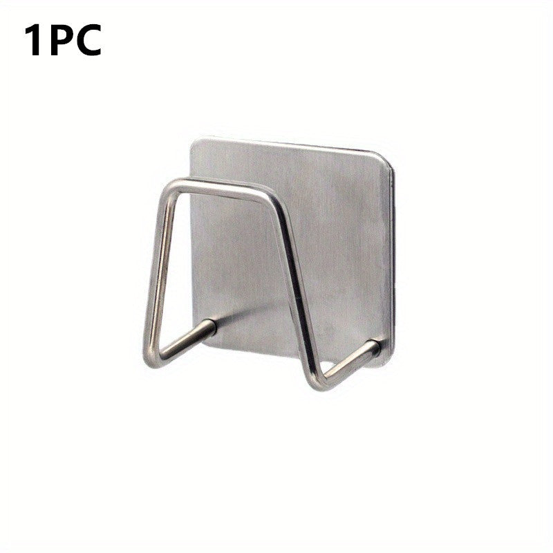 Organizador de fregadero de cocina de acero inoxidable para colgar en la pared, conjunto de 1, 3 o 5