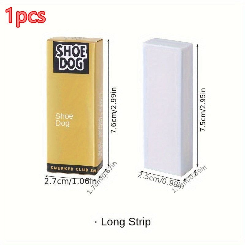 Krossovkalar va botinkalar uchun ko'p maqsadli poyabzal tozalash tayoqchasi, dog'larni olib tashlash pad bilan, yashash xonasi va yotoqxona uchun mos keladi.