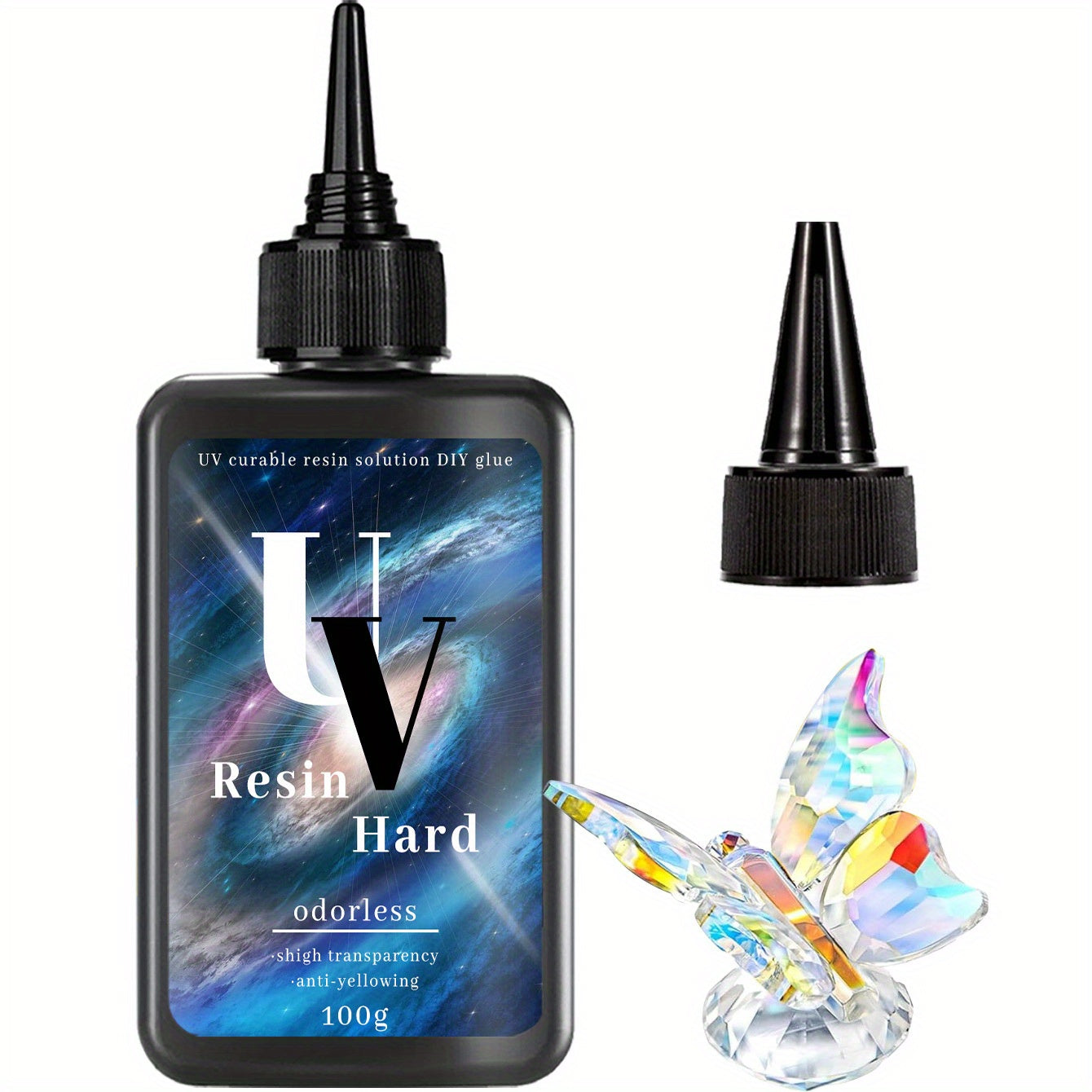 Low Viscosity UV Resin Kit for Jewelry and Crafts 100g-500g Super Transparent Finish