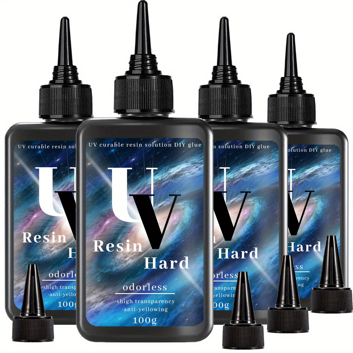 Low Viscosity UV Resin Kit for Jewelry and Crafts 100g-500g Super Transparent Finish