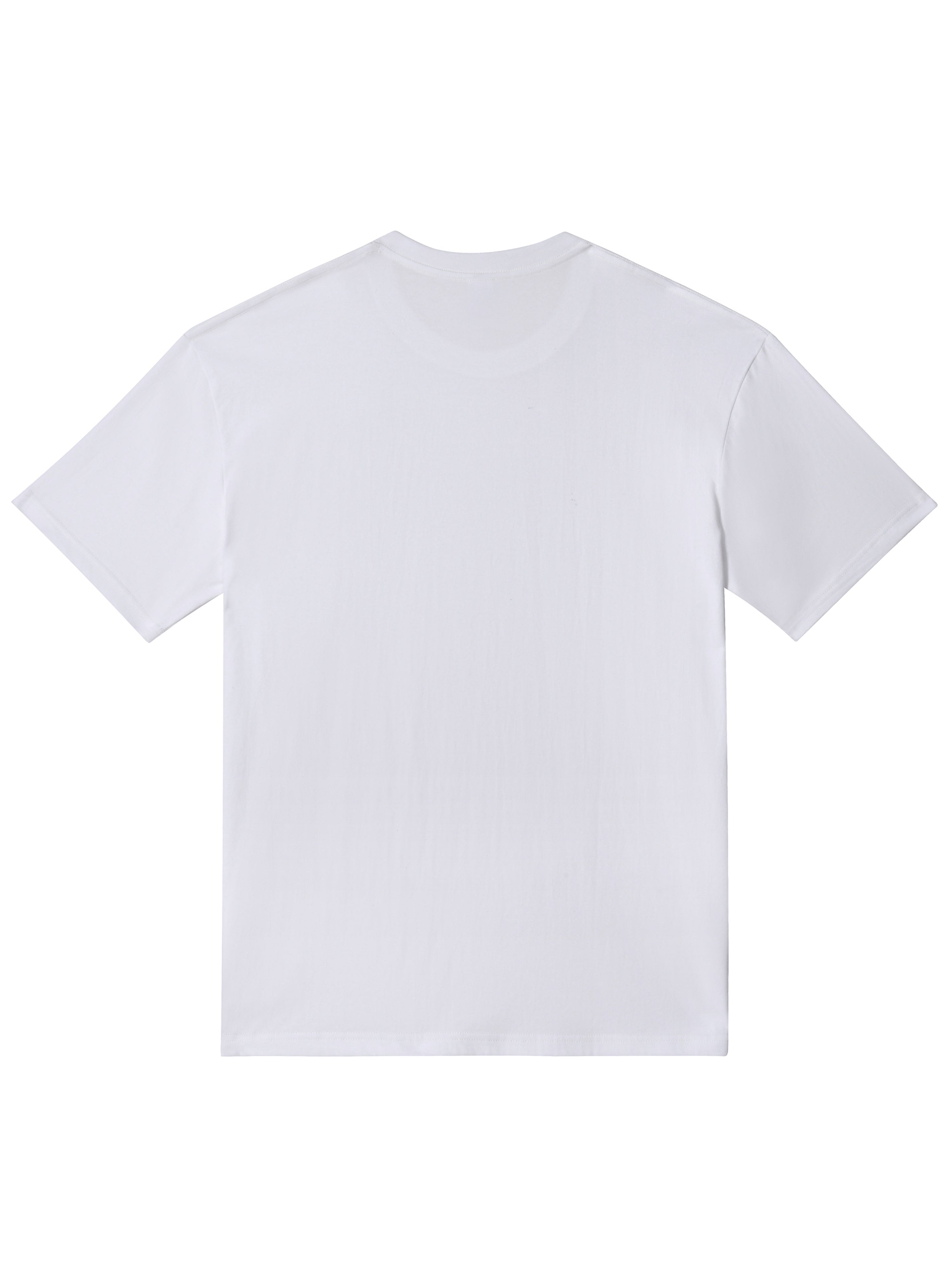 Men's Cotton T-Shirt with Paris Print and Geometric Pattern Crew Neck Short Sleeve Casual All-Season Teen Regular Fit