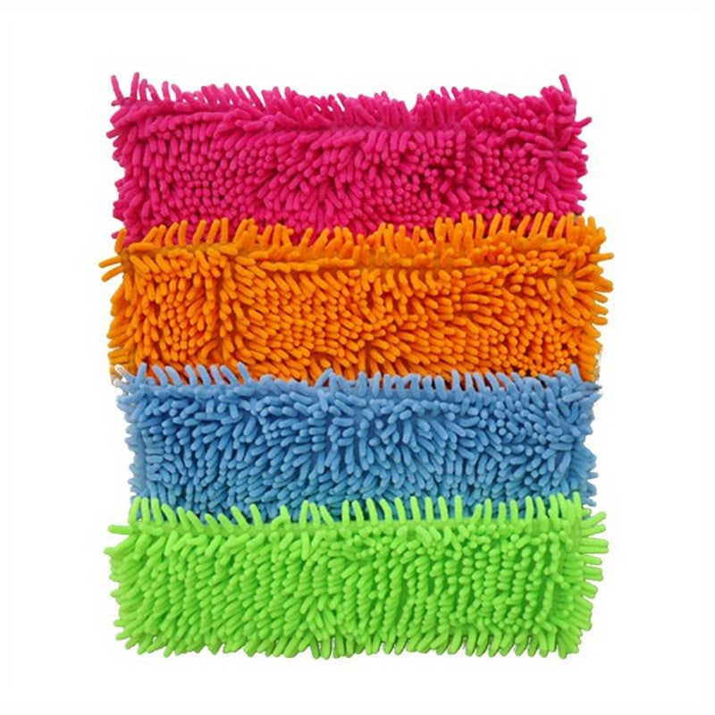 Replacement Microfiber Dust Mop Pads 3-Pack for Home Cleaning
