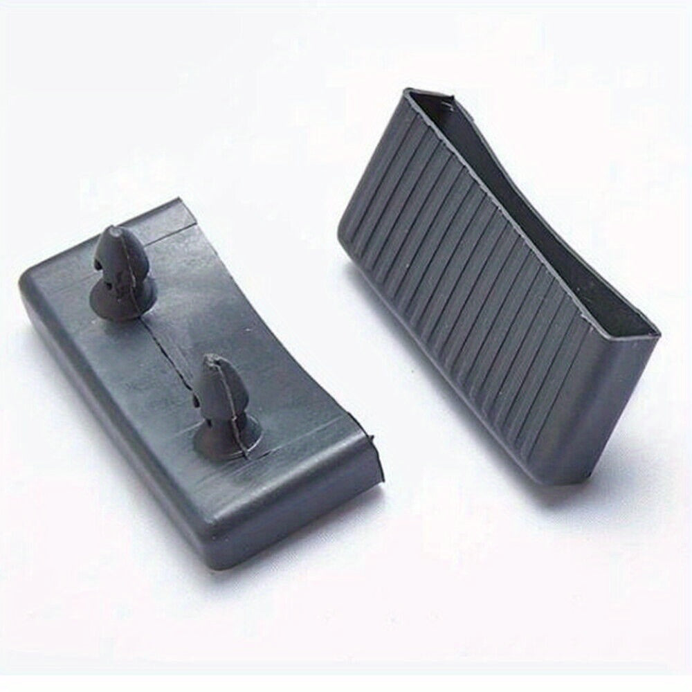 6 ta plastik yotoq slat almashtirish oxirgi qopqoq to'plami - mustahkam matrasni qo'llab-quvvatlovchi uskunalar, o'rnatish oson, qora rang