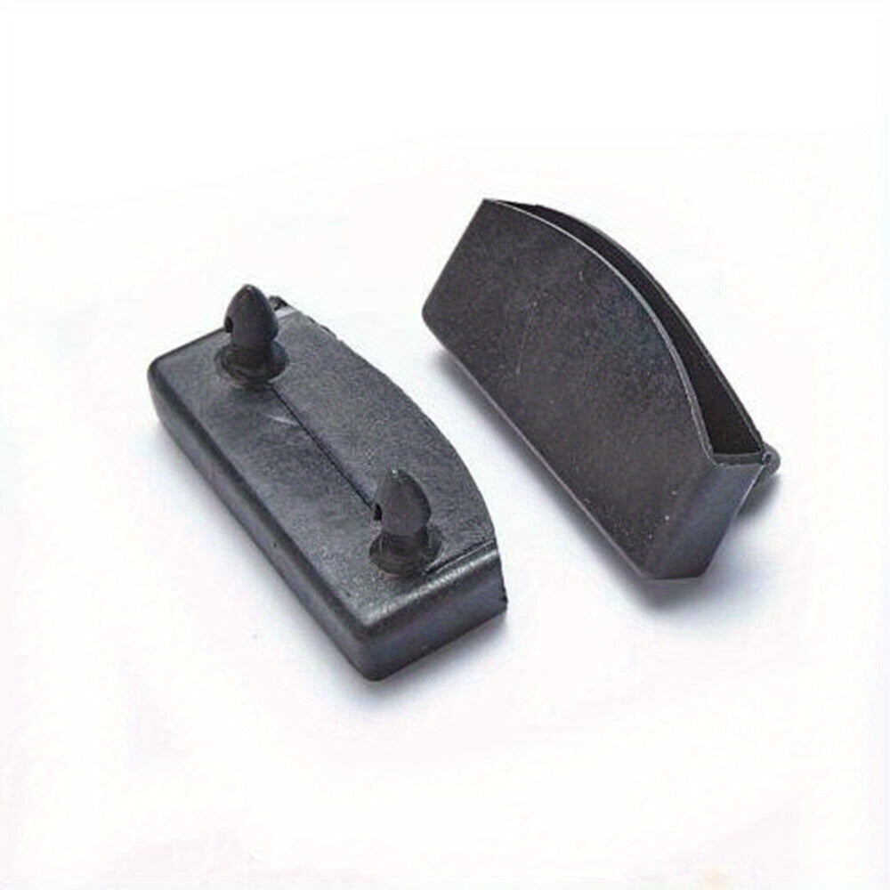 6 ta plastik yotoq slat almashtirish oxirgi qopqoq to'plami - mustahkam matrasni qo'llab-quvvatlovchi uskunalar, o'rnatish oson, qora rang