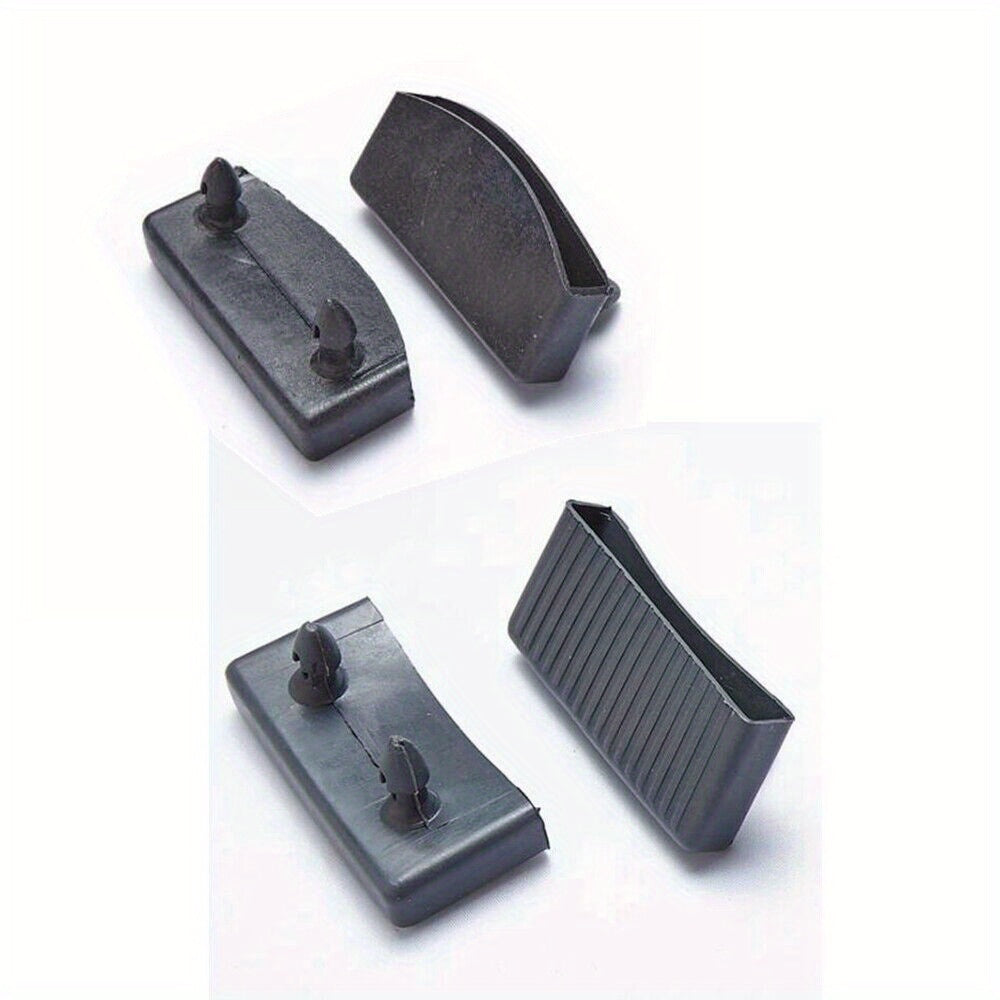 6 ta plastik yotoq slat almashtirish oxirgi qopqoq to'plami - mustahkam matrasni qo'llab-quvvatlovchi uskunalar, o'rnatish oson, qora rang